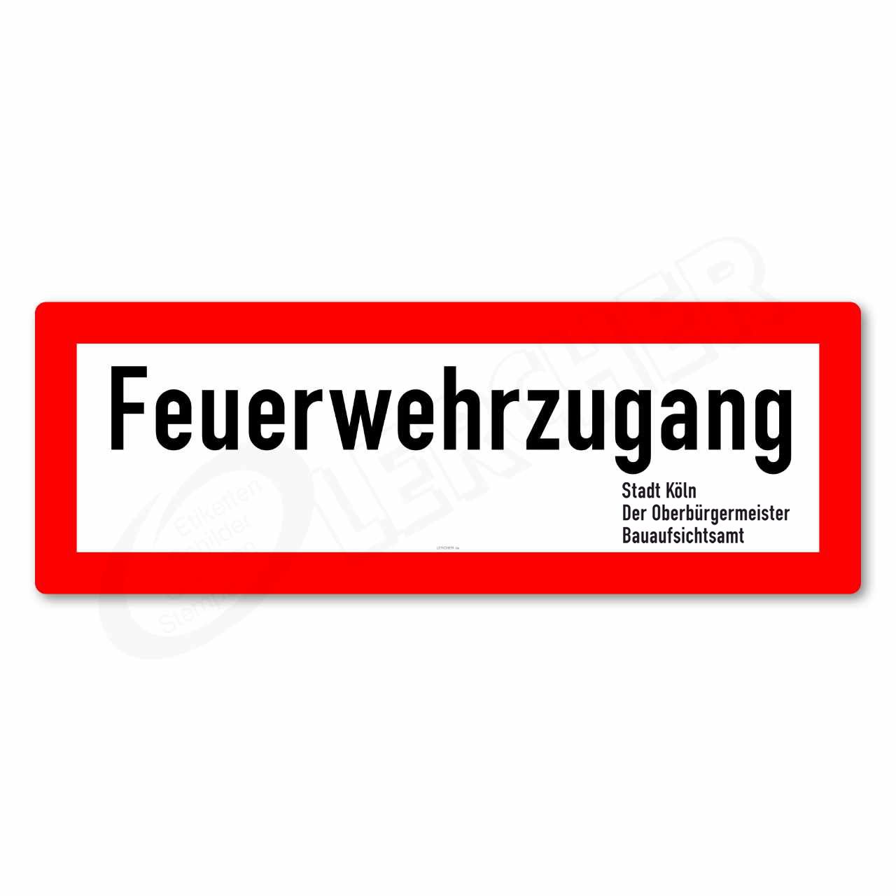 Feuerwehrzugang Köln