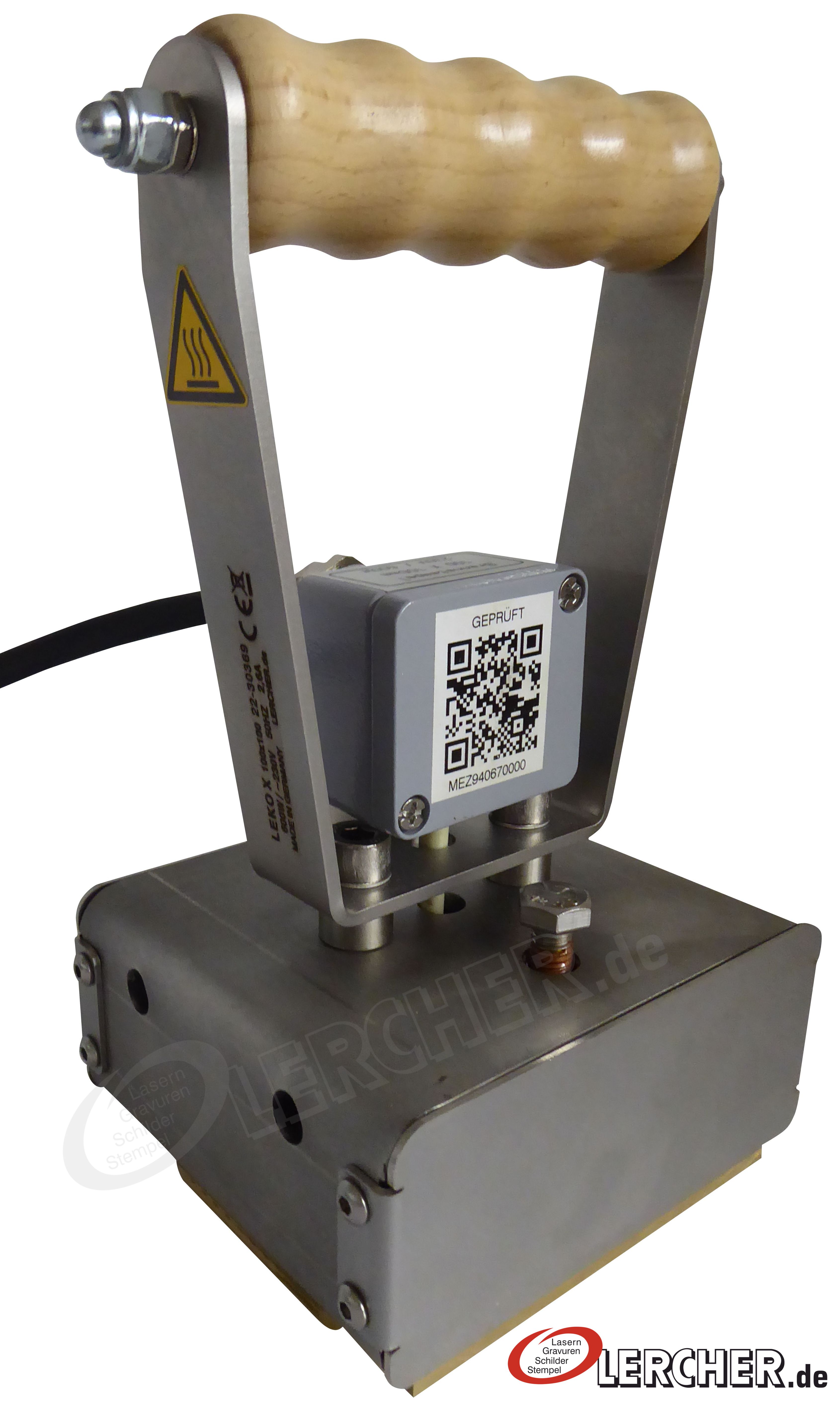 Brennstempel X 100x100 mm
