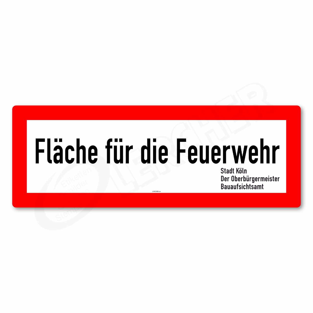 Fläche für die Feuerwehr Köln