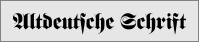 Altdeutsche Schrift