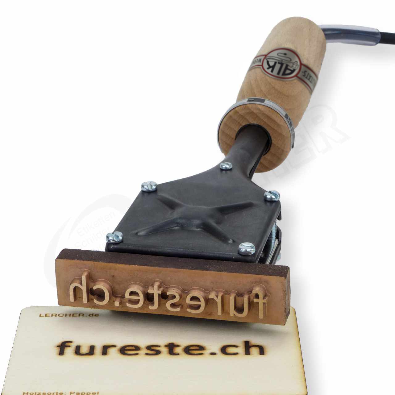 Brennstempel von ALK mit Brennplatte LEKO N30