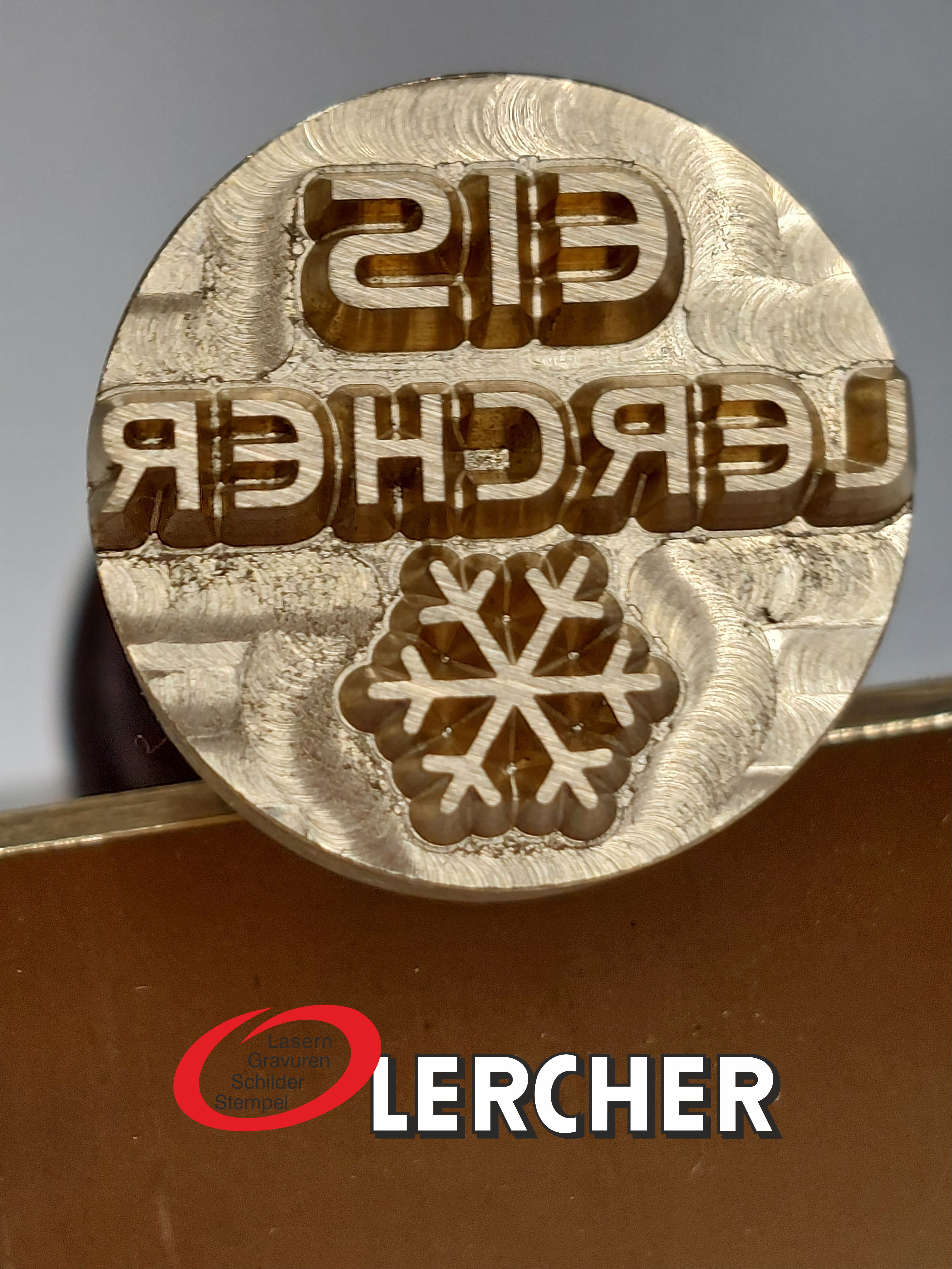 Eisstempel mit individueller Gravur